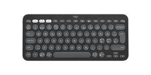 Logitech Pebble Keys 2 K380s - Tastatur - trådløs - Bluetooth LE - QWERTY - nordisk (dansk/finsk/norsk/svensk) - tonal grafit