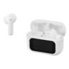 STREETZ T600 TWS earphones with LCD, ANC and ENC, white