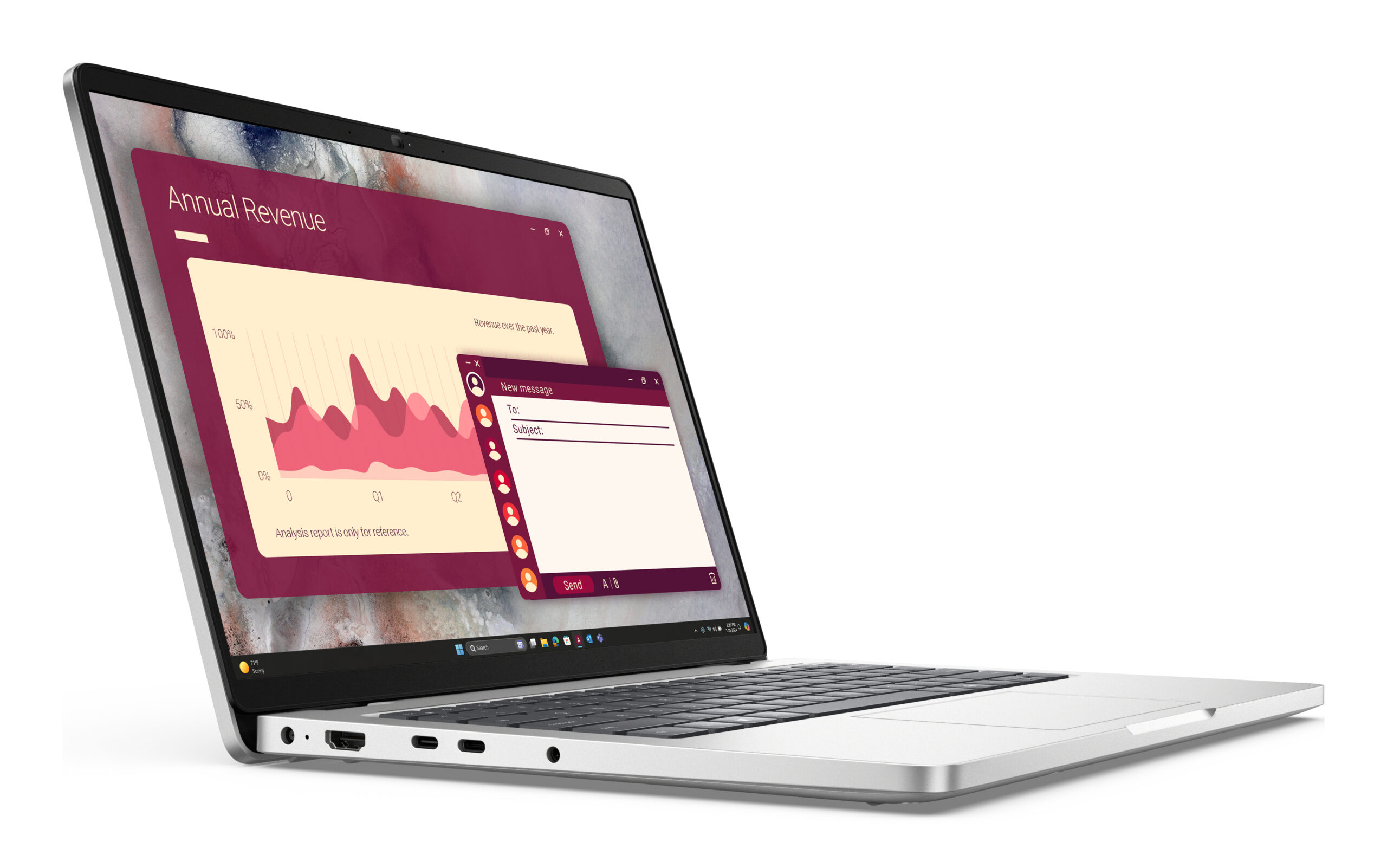 Dell Pro 14 PC14250 Laptop 14" IPS - Billede 2