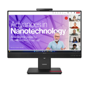 Lenovo ThinkVision T27qd-4v - LED-skærm - 27"" - 2560 x 1440 QHD @ 120 Hz - IPS - 350 cd/m² - 1500:1 - 4 ms - HDMI, 2xDisplayPort, 2xUSB-C - højtalere - formørkelsessort