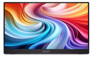 Acer PM161Q B1bmiuux - PM1 Series - LED-skærm - 16"" (15.6"" til at se) - bærbar - 1920 x 1080 Full HD (1080p) @ 60 Hz - IPS - 250 cd/m² - 1000:1 - 4 ms - HDMI, 2xUSB-C - højtalere - sort