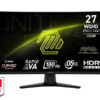 MSI MAG 274CQFDE. Skærm diagonal: 68,6 cm (27""), Skærmopløsning: 2560 x 1440 pixel, HD-type: Wide Quad HD, Responstid: 0,5 ms, Naturligt aspektforhold: 16:9, Synsvinkel, horisontal: 178°, Synsvinkel, vertikal: 178°. VESA montering. Produktfarve: Sort