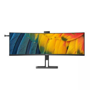 Philips 45B1U6900CH - 6000 Series - LED-skærm - kurvet - 45"" (44.5"" til at se) - 5120 x 1440 Dual Quad HD @ 75 Hz - VA - 450 cd/m² - 3000:1 - DisplayHDR 400 - 4 ms - 2xHDMI, DisplayPort, 2xUSB-C - højtalere - sort - Billede 3