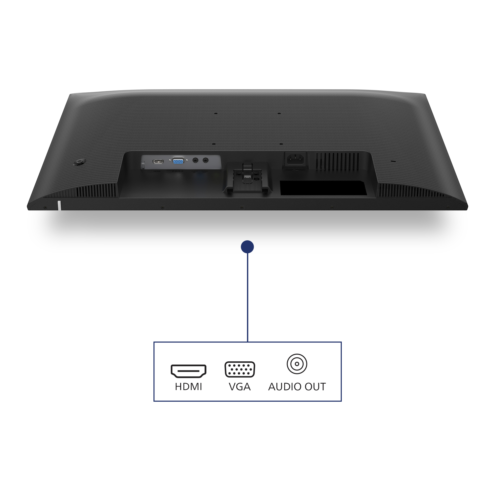 Philips 27E1N1100A - 1000 Series - LED-skærm - 27"" - 1920 x 1080 Full HD (1080p) @ 100 Hz - IPS - 250 cd/m² - 1300:1 - 1 ms - HDMI, VGA - højtalere - sort - Billede 4