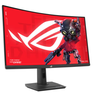 ASUS ROG Strix XG32WCS - LED-skærm - gaming - kurvet - 32"" - 2560 x 1440 QHD @ 180 Hz - Rapid VA - 400 cd/m² - 3500:1 - DisplayHDR 400 - 1 ms - HDMI, DisplayPort, USB-C - sort - Billede 4