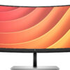 HP E45c G5 - E-Series - LED-skærm - kurvet - 44.5"" - 5120 x 1440 Dual Quad HD @ 165 Hz - VA - 400 cd/m² - 3000:1 - 3 ms - HDMI, DisplayPort, USB-C - højtalere - sort hoved, sort og sølv (stander)