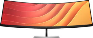 HP E45c G5 - E-Series - LED-skærm - kurvet - 44.5"" - 5120 x 1440 Dual Quad HD @ 165 Hz - VA - 400 cd/m² - 3000:1 - 3 ms - HDMI, DisplayPort, USB-C - højtalere - sort hoved, sort og sølv (stander)