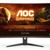 AOC Gaming C32G2ZE/BK - LED-skærm - gaming - kurvet - 32"" (31.5"" til at se) - 1920 x 1080 Full HD (1080p) @ 240 Hz - VA - 300 cd/m² - 3000:1 - 1 ms - 2xHDMI, DisplayPort - sort