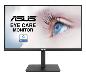 ASUS VA27AQ - LED-skærm - 27"" - 2560 x 1440 QHD @ 75 Hz - IPS - 350 cd/m² - 1000:1 - HDR10 - HDMI, VGA, DisplayPort - højtalere - sort - Billede 2