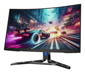 Lenovo Legion R32qc-30 - LED-skærm - gaming - kurvet - 32"" (31.5"" til at se) - 2560 x 1440 QHD @ 180 Hz - VA - 350 cd/m² - 3000:1 - 0.5 ms - HDMI, DisplayPort - højtalere - ravnsort - Billede 2
