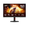 AOC Gaming Q27G4SRU - LED-skærm - gaming - 27"" - 2560 x 1440 QHD @ 320 Hz - Fast IPS - 400 cd/m² - 1000:1 - DisplayHDR 400 - 0.3 ms - 2xHDMI, DisplayPort - sort, rød