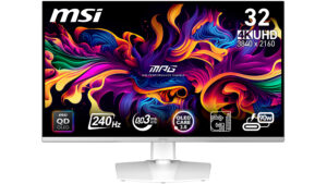 MSI MPG 321URXW QD-OLED computerskærm 80 cm (31.5") 3840 x 2160 pixel 4K Ultra HD Hvid - Billede 3