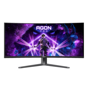 AOC AGON PRO AG346UCD - OLED-monitor - gaming - kurvet - 34"" - 3440 x 1440 @ 175 Hz - 15000000:1 - DisplayHDR 400 True Black - 0.03 ms - 2xHDMI, DisplayPort - højtalere - mørkegrå - Billede 5