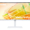 Samsung ViewFinity S6 S34C650TAU - S65TC Series - LED-skærm - kurvet - 34"" - 3440 x 1440 UWQHD @ 100 Hz - VA - 350 cd/m² - 3000:1 - HDR10 - 5 ms - 2x Thunderbolt 4, HDMI, DisplayPort - højtalere - varm hvid