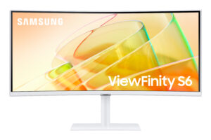 Samsung ViewFinity S6 S34C650TAU - S65TC Series - LED-skærm - kurvet - 34"" - 3440 x 1440 UWQHD @ 100 Hz - VA - 350 cd/m² - 3000:1 - HDR10 - 5 ms - 2x Thunderbolt 4, HDMI, DisplayPort - højtalere - varm hvid