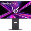 LG UltraGear 34GX900A-B - OLED-monitor - gaming - kurvet - 34"" (33.9"" til at se) - 3440 x 1440 UWQHD @ 240 Hz - 275 cd/m² - 1500000:1 - DisplayHDR 400 True Black - 0.03 ms - 2xHDMI, DisplayPort, USB-C - højtalere