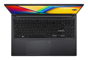 ASUS VivoBook 15 OLED D1505YA-MA347W - 180° hængselsdesign - AMD Ryzen 7 - 7730U / op til 4.5 GHz - Win 11 Home - Radeon Graphics - 16 GB RAM - 1 TB SSD NVMe - 15.6"" OLED 2880 x 1620 (3K) - Wi-Fi 6E, Bluetooth - sort (tastatur), indiesort (bund), indiesort (LCD-dække), indie-sort (top) - Billede 5