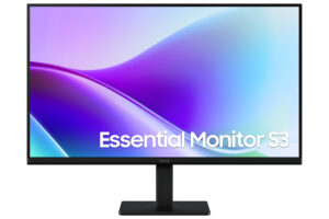 Samsung Essential S3 S27F320GAU - S32GF Series - LED-skærm - 27"" - 1920 x 1080 Full HD (1080p) @ 120 Hz - IPS - 250 cd/m² - 1000:1 - 5 ms - 2xHDMI - sort