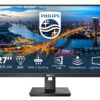Philips 276B1 - LED-skærm - 27"" - 2560 x 1440 QHD @ 75 Hz - IPS - 350 cd/m² - 1000:1 - 4 ms - 2xHDMI, DisplayPort, USB-C - højtalere - sort struktur