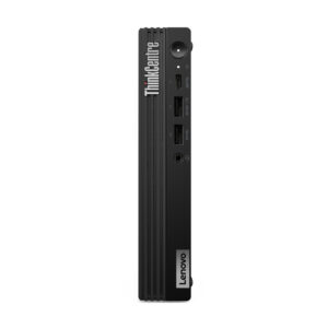Lenovo ThinkCentre M70q Gen 5 12TD - Lille Core i7 i7-14700T / op til 5.2 GHz - vPro Enterprise - RAM 16 GB - SSD 1 TB - TCG Opal Encryption, NVMe - UHD Graphics 770 - Gigabit Ethernet, IEEE 802.11ax (Wi-Fi 6E), Bluetooth 5.3 - Win 11 Pro - skærm: ingen - tastatur: engelsk - Europa - sort - Lenovo TopSeller - med 3 Years Lenovo Onsite Support - Billede 3