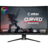 MSI MAG 325CQRF-QD - LED-skærm - gaming - kurvet - 32"" (31.5"" til at se) - 2560 x 1440 WQHD @ 165 Hz - VA - 300 cd/m² - 3500:1 - 1 ms - 2xHDMI, DisplayPort, USB-C