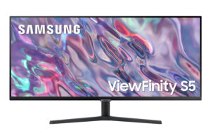 Samsung ViewFinity S5 S34C500GAU - S50GC Series - LED-skærm - 34"" - 3440 x 1440 UWQHD @ 100 Hz - VA - 300 cd/m² - 3000:1 - HDR10 - 5 ms - 2xHDMI, DisplayPort - sort