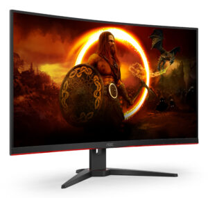 AOC Gaming C32G2ZE/BK - LED-skærm - gaming - kurvet - 32"" (31.5"" til at se) - 1920 x 1080 Full HD (1080p) @ 240 Hz - VA - 300 cd/m² - 3000:1 - 1 ms - 2xHDMI, DisplayPort - sort - Billede 5