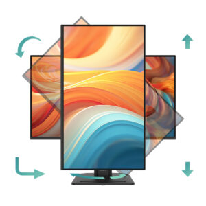 MSI PRO MP275PGDE - LED-skærm - 27"" - 1920 x 1080 Full HD (1080p) @ 100 Hz - IPS - 300 cd/m² - 1000:1 - 1 ms - 2xHDMI, VGA, DisplayPort - højtalere - Billede 2