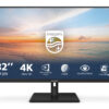 Philips 1000 series 32E1N1800LA/00 computerskærm 80 cm (31.5") 3840 x 2160 pixel 4K Ultra HD LCD Sort