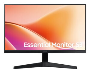 Samsung Essential S3 S24F330EAU - S33GF Series - LED-skærm - 24"" - 1920 x 1080 Full HD (1080p) @ 100 Hz - VA - 250 cd/m² - 3000:1 - 5 ms - HDMI, VGA - sort