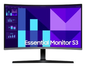 Samsung Essential S3 S27D392GAU - S39GD Series - LED-skærm - kurvet - 27"" - 1920 x 1080 Full HD (1080p) @ 100 Hz - VA - 250 cd/m² - 4000:1 - 4 ms - HDMI, VGA - sort
