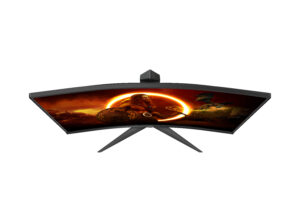 AOC Gaming C27G2Z3/BK - LED-skærm - gaming - kurvet - 27"" - 1920 x 1080 Full HD (1080p) @ 280 Hz - Fast VA - 300 cd/m² - 4000:1 - HDR10 - 0.5 ms - 2xHDMI, DisplayPort - sort, rød - Billede 3