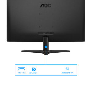 AOC 27B36X - LED-skærm - 27"" - 1920 x 1080 Full HD (1080p) @ 144 Hz - IPS - 1500:1 - HDR10 - 0.5 ms - HDMI, DisplayPort - sort - Billede 3