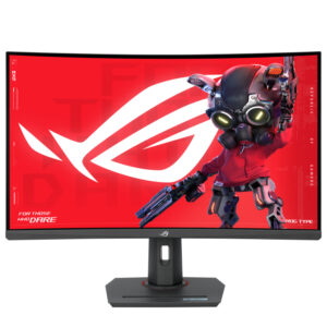 ASUS ROG Strix XG32WCS - LED-skærm - gaming - kurvet - 32"" - 2560 x 1440 QHD @ 180 Hz - Rapid VA - 400 cd/m² - 3500:1 - DisplayHDR 400 - 1 ms - HDMI, DisplayPort, USB-C - sort - Billede 3