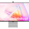 Samsung ViewFinity S9 S27C902PAU - S90PC Series - LED-skærm - Smart - 27"" - 5120 x 2880 5K @ 60 Hz - IPS - 600 cd/m² - 1000:1 - 5 ms - Mini DisplayPort, Thunderbolt 4 - højtalere - sølv, metalsølv