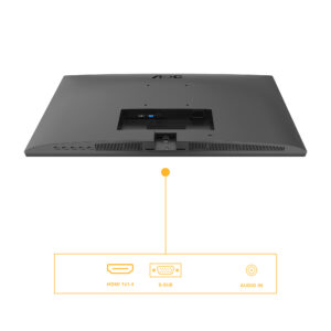 AOC Basic-line 27B3HA2 - B3 Series - LED-skærm - 27"" - 1920 x 1080 Full HD (1080p) @ 100 Hz - IPS - 250 cd/m² - 1300:1 - 1 ms - HDMI, VGA - højtalere - sort - Billede 3