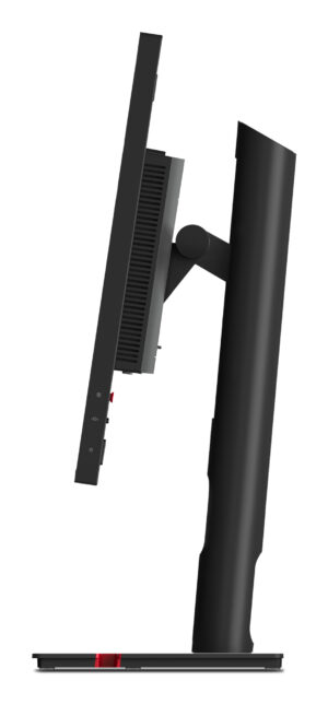 Lenovo ThinkVision T24d-30 - LED-skærm - 24"" - 1920 x 1200 Full HD (1080p) @ 100 Hz - IPS - 300 cd/m² - 1500:1 - 4 ms - HDMI, VGA, DisplayPort - højtalere - ravnsort - Billede 4