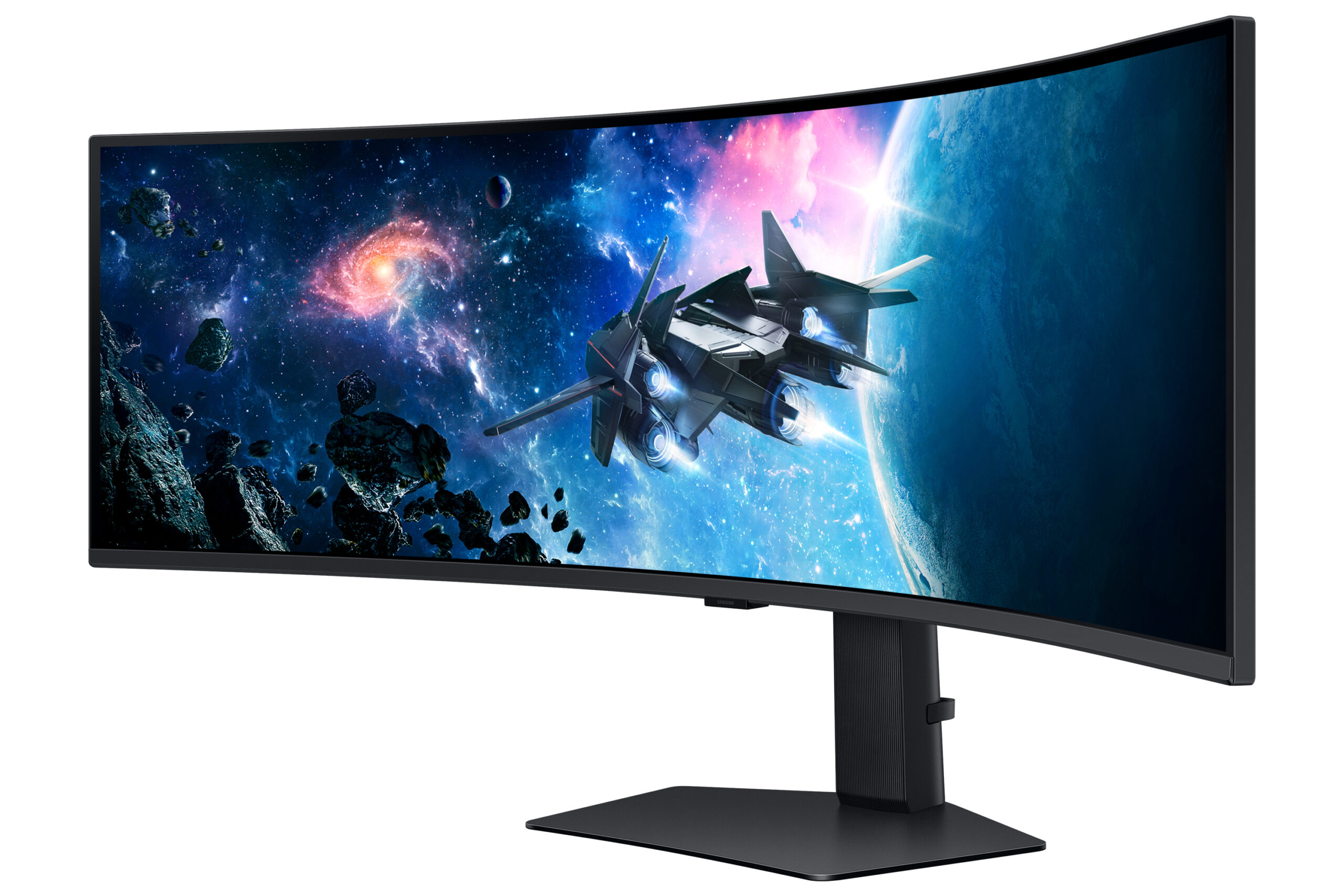 Samsung Odyssey G9 S49CG950EU - G95C Series - LED-skærm - gaming - kurvet - 49"" - 5120 x 1440 Dual Quad HD @ 240 Hz - VA - 450 cd/m² - 2500:1 - DisplayHDR 1000 - 1 ms - 2xHDMI, DisplayPort - sort - Billede 3