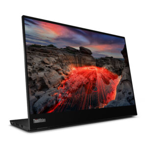 Lenovo ThinkVision M14t Gen 2 - LED-skærm - 14"" - bærbar - touchscreen - 2240 x 1400 @ 60 Hz - IPS - 300 cd/m² - 1500:1 - 6 ms - 2xUSB-C - ravnsort - Billede 2