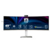Philips 49B2U5900CH - 5000 Series - LED-skærm - kurvet - USB - 49"" (48.8"" til at se) - 5120 x 1440 Dual Quad HD @ 75 Hz - VA - 400 cd/m² - 3000:1 - DisplayHDR 400 - 4 ms - 2xHDMI, DisplayPort, USB-C - højtalere - sort