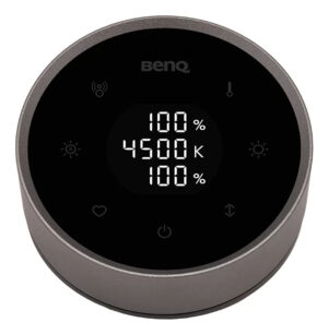BenQ ScreenBar Halo 2. Husets farve: Grå, Husmateriale: Acrylonitrilbutadienstyren, Aluminium, Polykarbonat (PC). Strømkilde: USB, DC spænding: 5 V, Strøm: 3 A. Bredde: 500 mm, Dybde: 143 mm, Højde: 109 mm. Pakkevægt: 1,8 kg - Billede 2