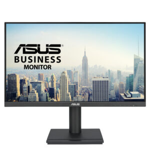ASUS VA24DQFS - LED-skærm - 24"" (23.8"" til at se) - 1920 x 1080 Full HD (1080p) @ 100 Hz - IPS - 300 cd/m² - 1000:1 - 1 ms - HDMI, VGA, DisplayPort - højtalere - sort