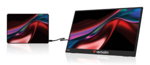 Verbatim - Light Series - LCD-skærm - 15.6"" - bærbar - 1920 x 1080 Full HD (1080p) @ 60 Hz - IPS - 250 cd/m² - 1000:1 - 10 ms - Mini HDMI, USB-C - højtalere - Billede 4