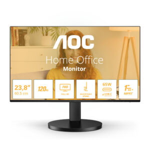 AOC Basic-line 27B3CF2 - B3 Series - LED-skærm - 27"" - 1920 x 1080 Full HD (1080p) @ 100 Hz - IPS - 250 cd/m² - 1300:1 - 1 ms - HDMI, USB-C - højtalere - sort