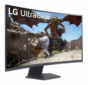 LG UltraGear 32GS60QC-B - LED-skærm - gaming - kurvet - 32"" - 2560 x 1440 QHD @ 180 Hz - VA - 300 cd/m² - 3000:1 - HDR10 - 1 ms - 2xHDMI, DisplayPort - Billede 4