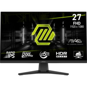 MSI MAG 272F - LED-skærm - 27"" - 1920 x 1080 Full HD (1080p) @ 200 Hz - Fast IPS - 300 cd/m² - 1000:1 - 0.5 ms - HDMI, DisplayPort