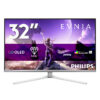 Philips Evnia 8000 32M2N8900 - OLED-monitor - gaming - 32"" (31.5"" til at se) - 3840 x 2160 4K @ 240 Hz - 1000 cd/m² - 1500000:1 - DisplayHDR 400 True Black - 0.03 ms - 2xHDMI, DisplayPort, USB-C - højtalere - hvid