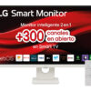LG 27U731SA-W Smart Monitor&nbsp- LED-skærm - 27"" - 3840 x 2160&nbsp(4K) @ 60 Hz - IPS - 350&nbspcd/m² - 1000:1 - 5 ms - HDMI, USB-C - hvid