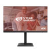 AOC U27E4CV - E4 Series - LED-skærm - 27"" - 3840 x 2160 4K UHD (2160p) @ 60 Hz - IPS - 400 cd/m² - 1200:1 - 4 ms - 2xHDMI, DisplayPort, USB-C - højtalere - sort