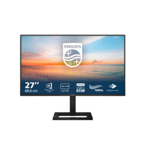 Philips 27E1N1300AE - LED-skærm - 27"" - 1920 x 1080 Full HD (1080p) @ 100 Hz - IPS - 1300:1 - 1 ms - HDMI, USB-C - højtalere - sort med tekstur